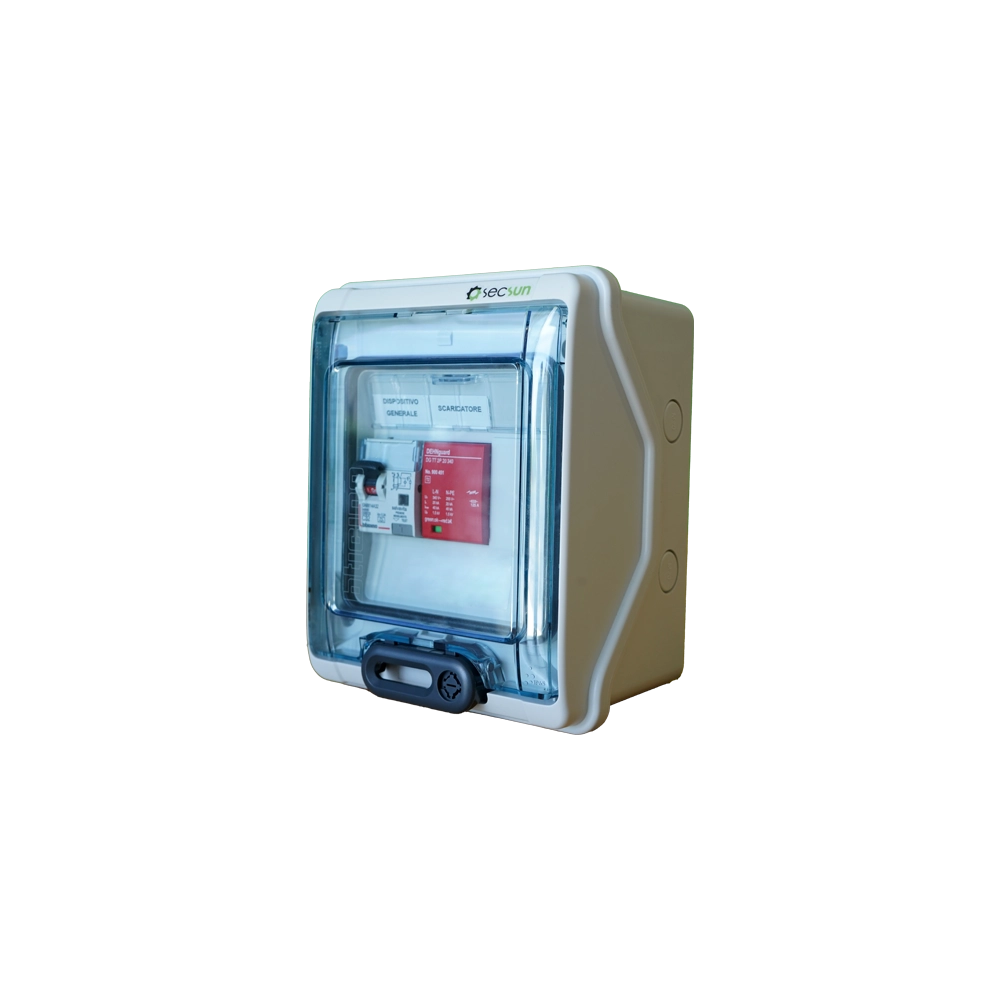 Quadro AC Monofase Stringa 0-6 kW IP65 (precablato)